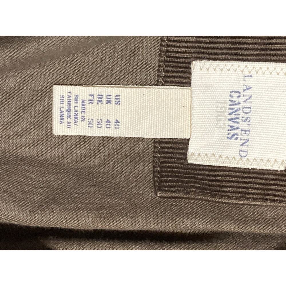 Lands End Men’s Chore Coat Size 40‎ Corduroy Collar Barn Field Jacket UnLined - Picture 3 of 8